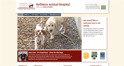 Desktop Screenshot of hollistonanimalhospital.com